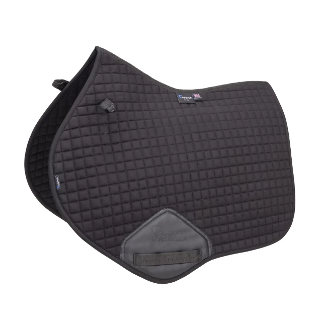 Arma Deluxe Cotton Jump Saddlecloth - Black in Black