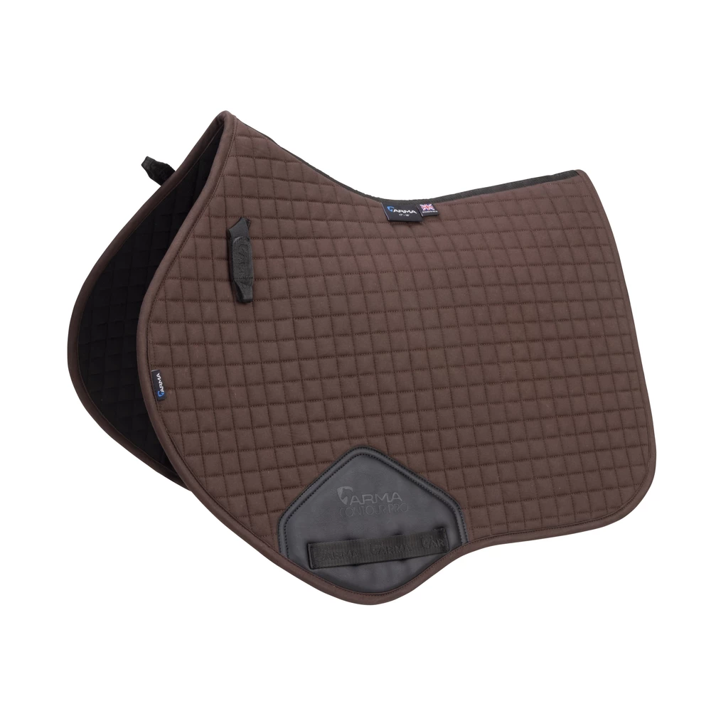 Arma Deluxe Cotton Jump Saddlecloth - Brown in Brown