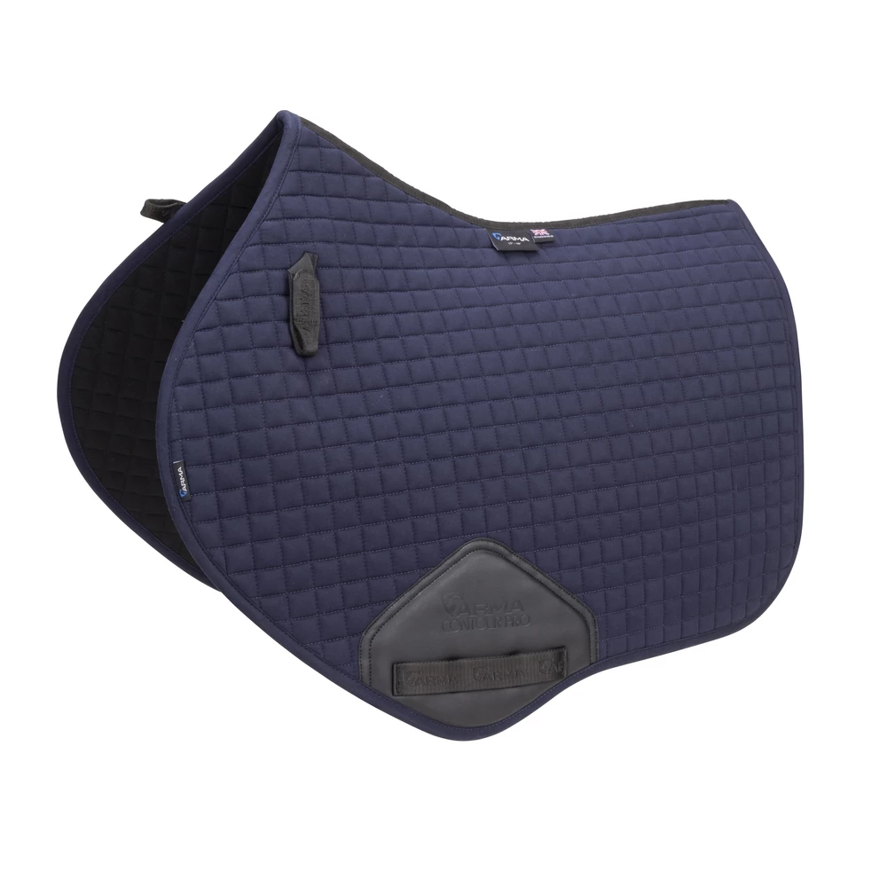Arma Deluxe Cotton Jump Saddlecloth - Navy in Navy