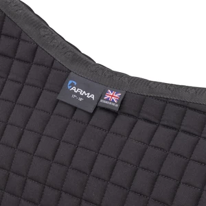 Arma Deluxe Cotton Jump Saddlecloth - Black in Black