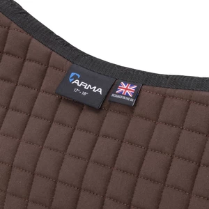 Arma Deluxe Cotton Jump Saddlecloth - Brown in Brown
