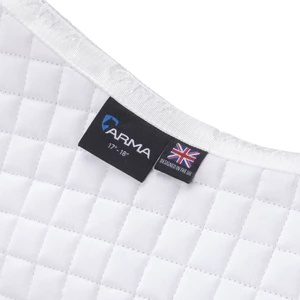 Arma Deluxe Cotton Jump Saddlecloth - White in White
