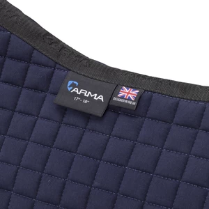 Arma Deluxe Cotton Jump Saddlecloth - Navy in Navy