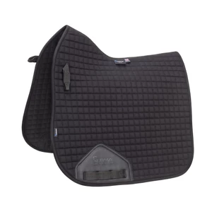 Arma Deluxe Cotton Dressage Saddlecloth - Black in Black