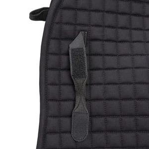 Arma Deluxe Cotton Dressage Saddlecloth - Black in Black