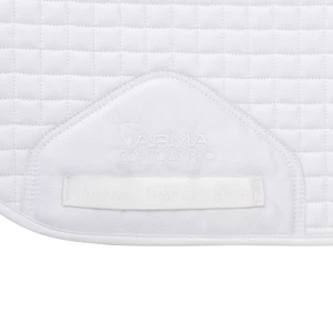 Arma Deluxe Cotton Dressage Saddlecloth - White 