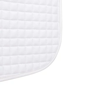 Arma Deluxe Cotton Dressage Saddlecloth - White in White