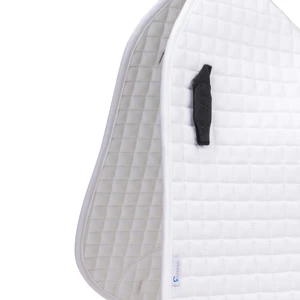 Arma Deluxe Cotton Dressage Saddlecloth - White in White
