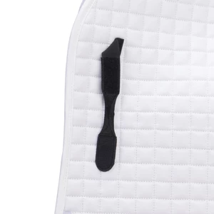 Arma Deluxe Cotton Dressage Saddlecloth - White in White