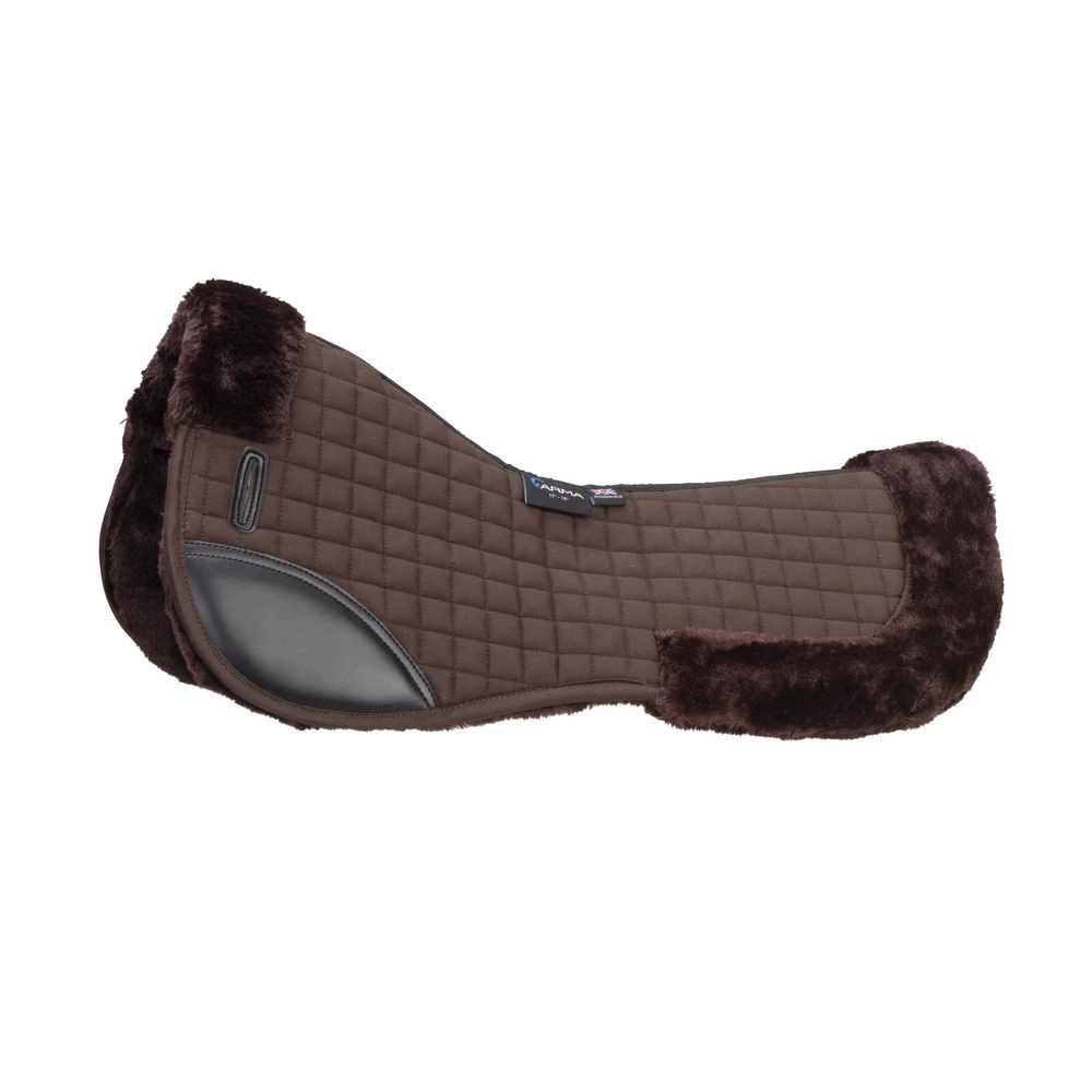 Arma Deluxe Cotton Half Pad - Brown in Brown