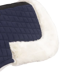 Arma Deluxe Cotton Half Pad - Navy/Natural in Navy/Natural