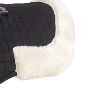 Arma Deluxe Cotton Half Pad - Black/Natural in Black/Natural