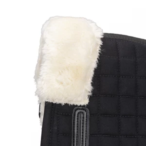 Arma Deluxe Cotton Half Pad - Black/Natural in Black/Natural