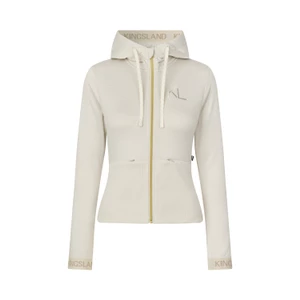 Kingsland Nena Ladies Fleece Jacket - Beige Rainy Day in Beige
