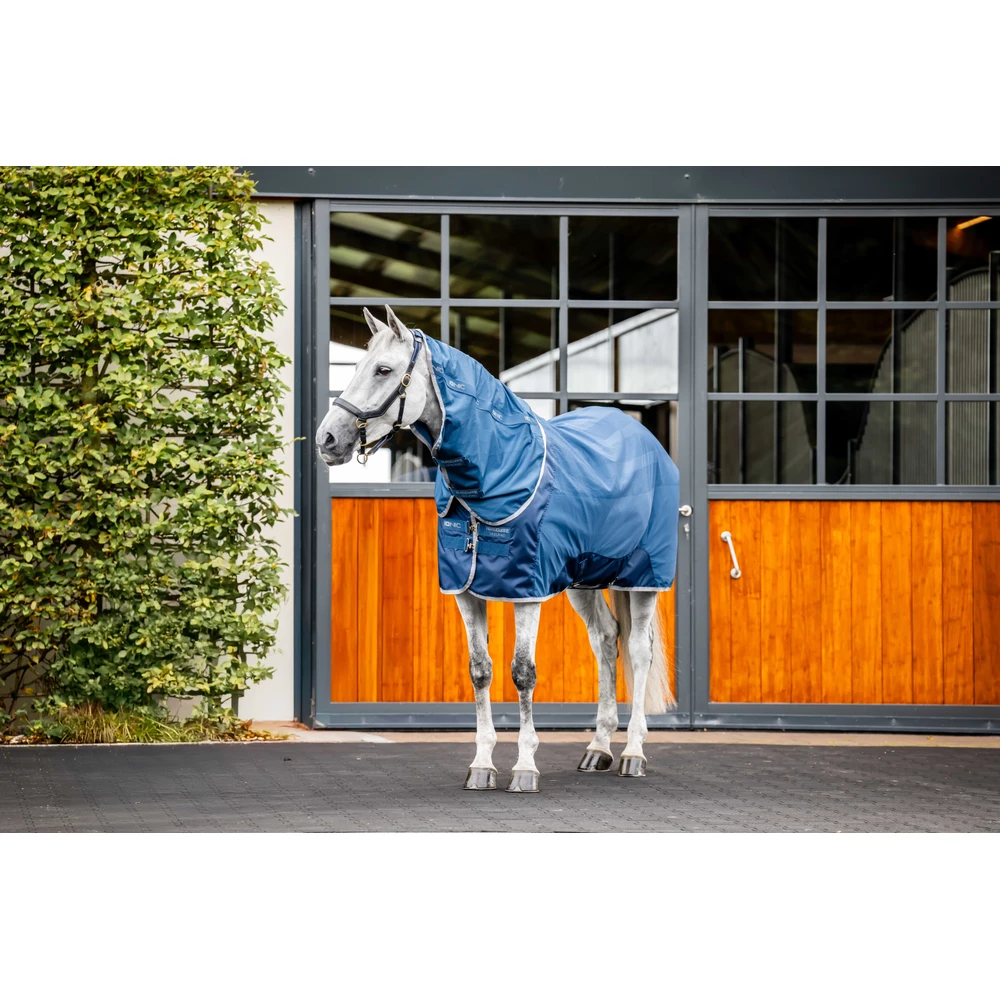 Horseware Ionic Therapy Mesh Cooler  - Imperial Blue/Silver & Navy in Imperial Blue/Silver & Navy