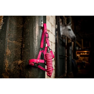 Horseware Newmarket Headcollar & Leadrope  - Witney Pink 