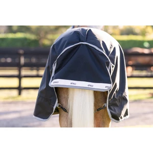 Horseware Amigo Amigo 1200D Pony Turnout 0g  - Black/Titanium Grey & Silver in Black/Titanium Grey & Silver