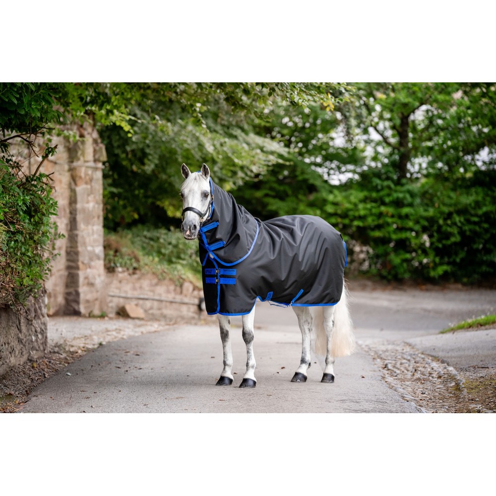 Horseware Amigo Amigo Ripstop 900D Plus Pony Turnout 0g - Black/Classic Blue