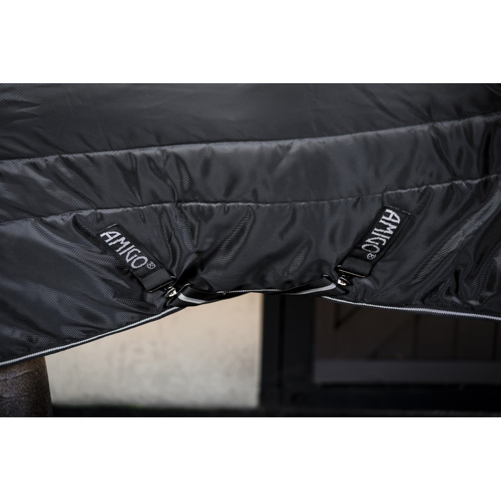 Horseware Amigo Amigo Ripstop Insulator Stable 50g - Black/Black & Silver