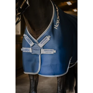 Horseware Rambo Rambo Airmax Cooler  - Navy/Thunderstorm Grey & Silver in Navy/Thunderstorm Grey & Silver