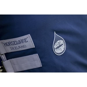 Horseware Amigo Amigo Stable Sheet   - Navy/Titanium Grey & Silver in Navy/Titanium Grey & Silver