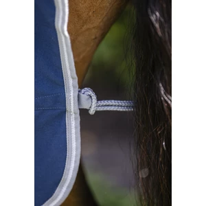 Horseware Amigo Amigo Stable Sheet   - Navy/Titanium Grey & Silver in Navy/Titanium Grey & Silver