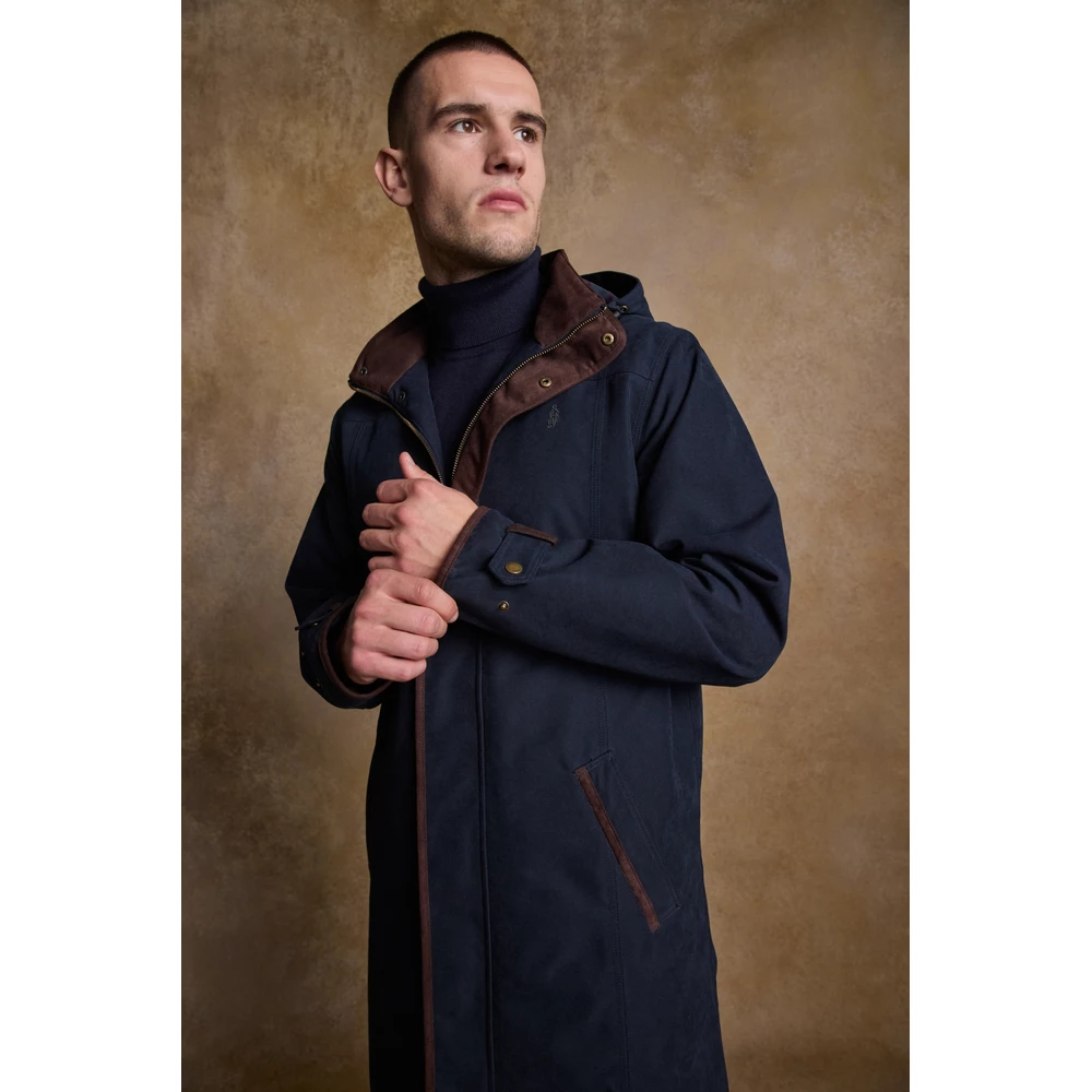 Jack Murphy Emmet Waterproof Long Coat Navy