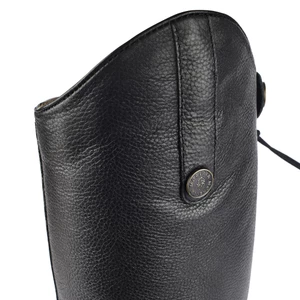 Moretta Gianna Riding Boots - Black in Black