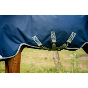 Horseware Amigo Amigo 1200D Turnout 0g   - Navy/Titanium Grey & Silver in Navy/Titanium Grey & Silver