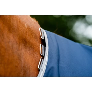 Horseware Amigo Amigo 1200D Turnout 0g   - Navy/Titanium Grey & Silver in Navy/Titanium Grey & Silver