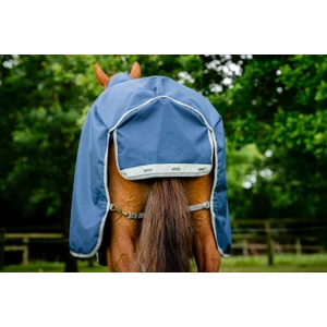 Horseware Amigo Amigo 1200D Turnout 0g   - Navy/Titanium Grey & Silver in Navy/Titanium Grey & Silver