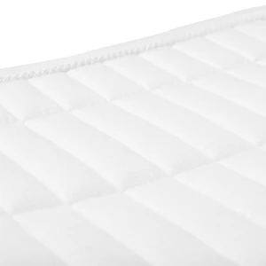 LeMieux Suede EuroJump Square - White in White