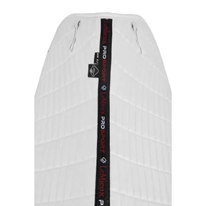 LeMieux Suede EuroJump Square - White in White