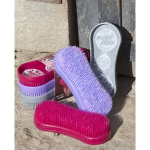 LeMieux Wizard Brush Trio  - Burgundy/Grey/Purple in Burgundy/Grey/Purple