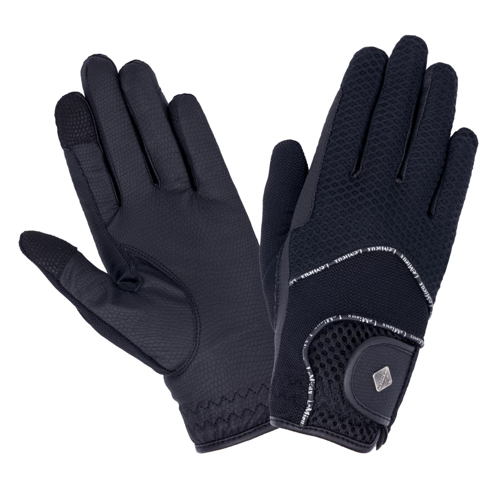 LeMieux 3D Mesh Riding Gloves  - Navy in Navy