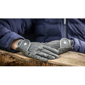 LeMieux Classic Riding Gloves  - Grey in Grey