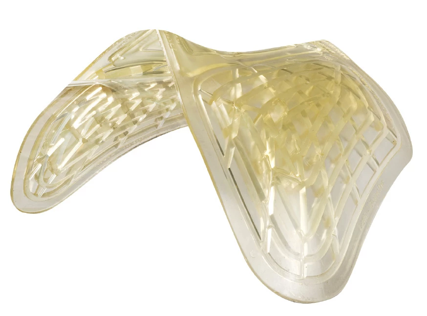 LeMieux Gel Front Riser  - Clear in Clear