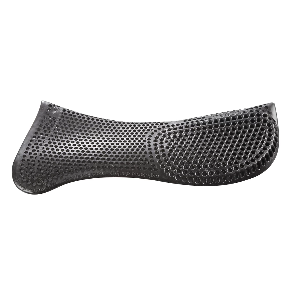 LeMieux Gel Pad & Rear Riser  - Black in Black