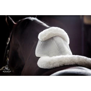 LeMieux Just Gel Lambskin Half Pad  - White in White