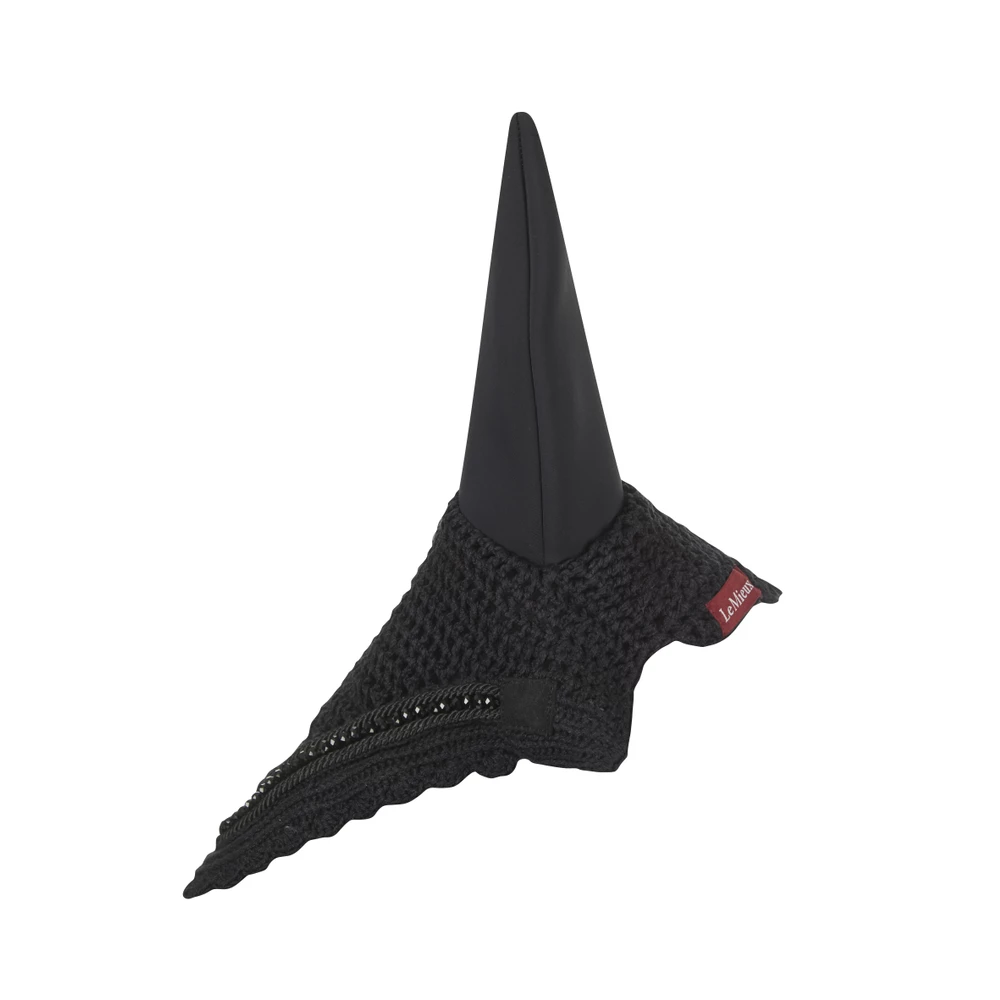 LeMieux Diamante Acoustic Fly Hood  - Black in Black