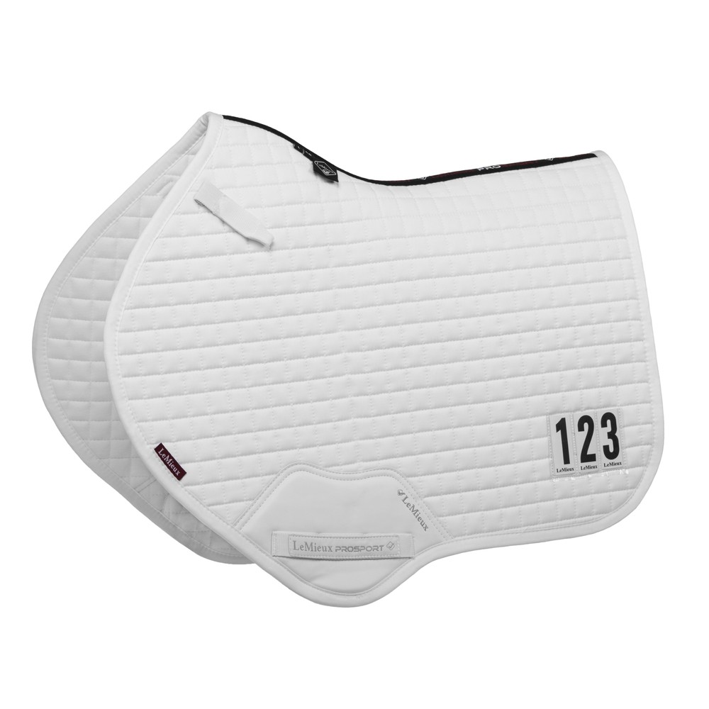 LeMieux Cotton Close Contact Competition Square - White