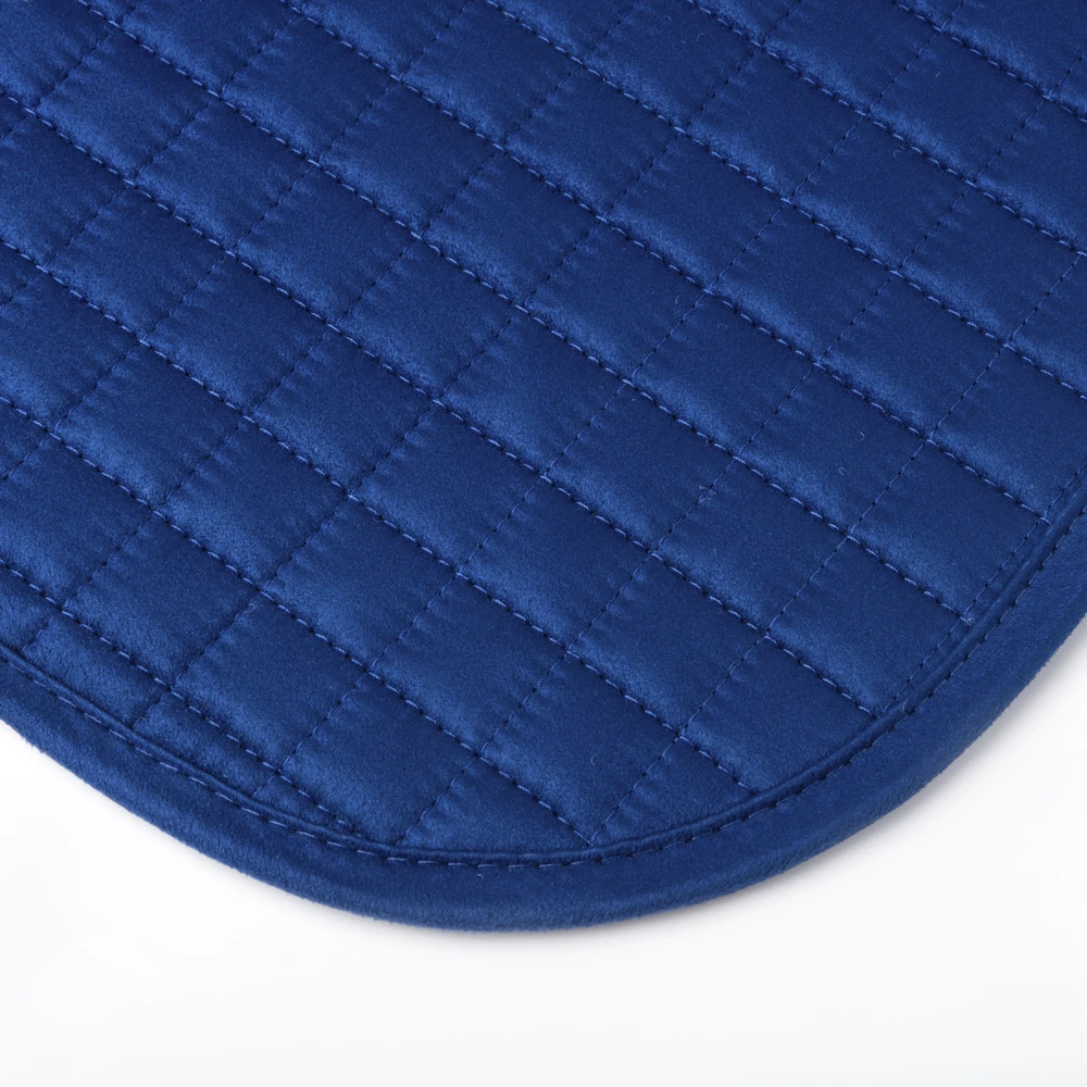 LeMieux Suede Dressage Square  - Benetton Blue in Benetton Blue