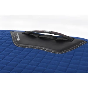 LeMieux Suede Dressage Square  - Benetton Blue in Benetton Blue