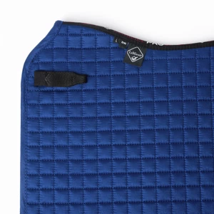 LeMieux Suede Dressage Square  - Benetton Blue in Benetton Blue