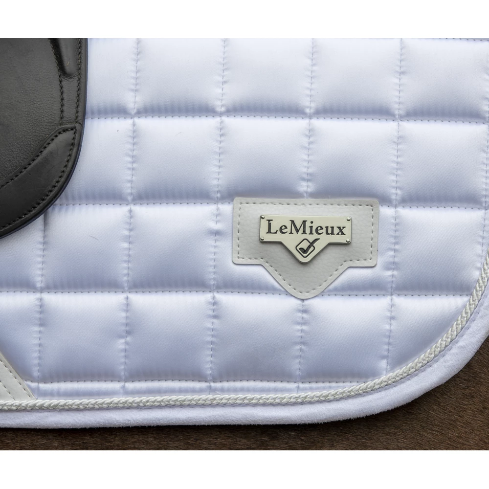 LeMieux Loire Classic Dressage Square  - White in White
