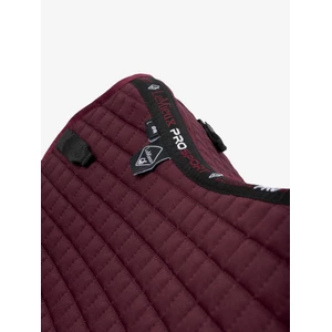 LeMieux Cotton Dressage Square  - Burgundy in Burgundy