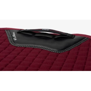 LeMieux Cotton Dressage Square  - Burgundy in Burgundy