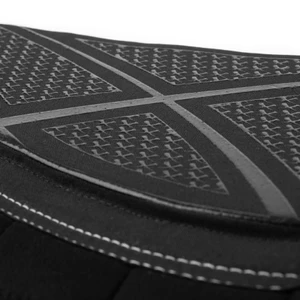 LeMieux X-Grip Silicone EuroJump Square  - Black in Black