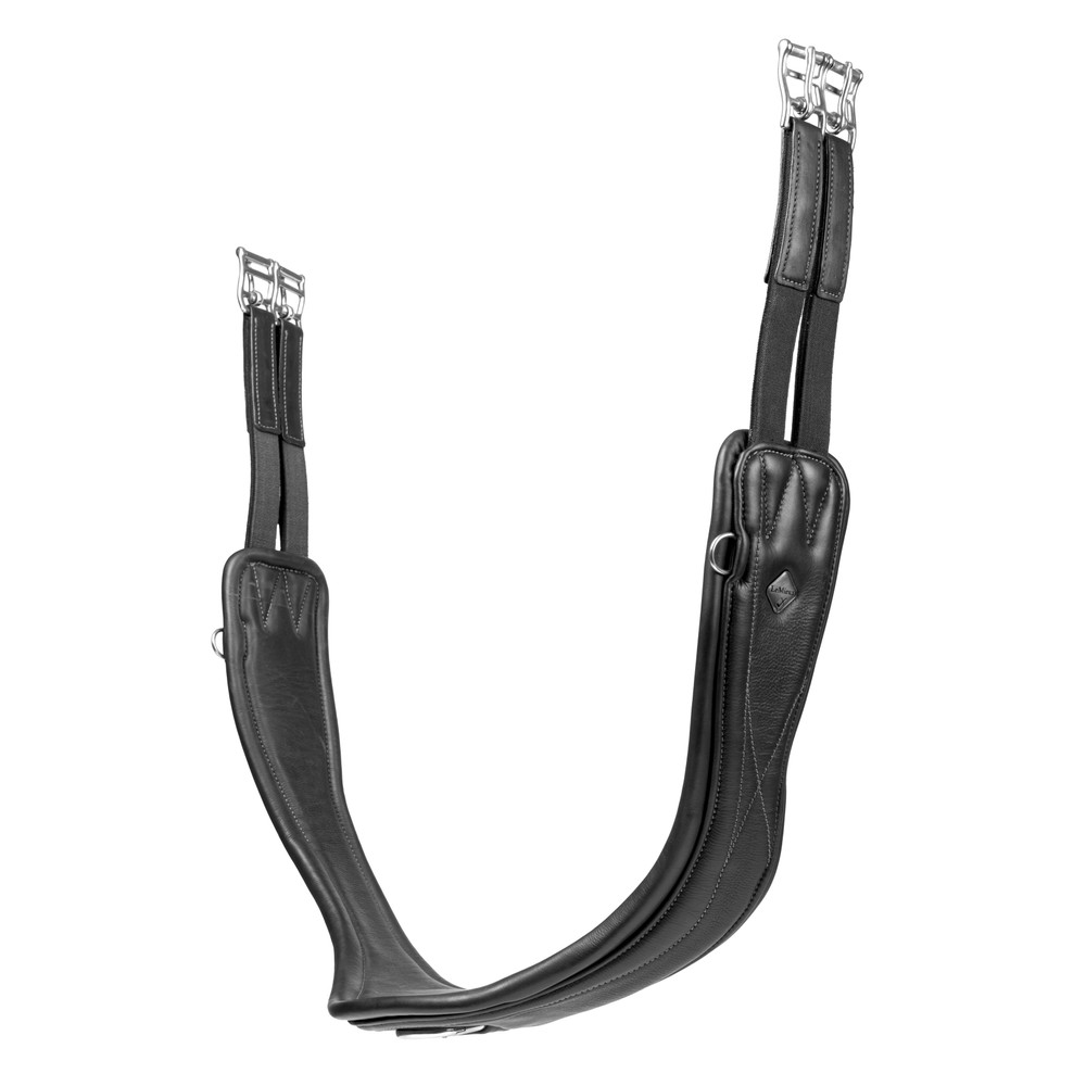 LeMieux Gel-Tek Anatomic Jumping Girth - Black