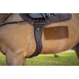 LeMieux Gel-Tek Anatomic Jumping Girth  - Brown in Brown